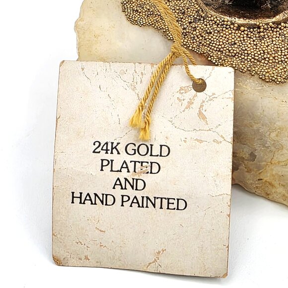 Vintage 1980 Ronald Lee 24Kt Gold Plated Happy Clown Collectible Original Tag - Picture 7 of 12